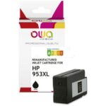 OWA Cartouche compatible Jet d'encre HP 953xl Noir K20657OW