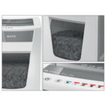 LEITZ Destructeur de documents IQ Office Pro P-4, coupe croisée, 4x40mm, 20 feuilles, 30 litres, 80060000 – Image 4