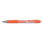 PILOT Stylo roller encre gel G-2. Pointe moyenne 07 RT. Couleur Orange néon