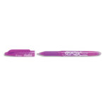 PILOT Roller gel FriXion Ball 07. Effaçable et rechargeable. Encre mauve