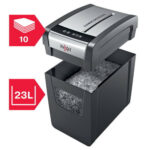 REXEL Destructeur de documents Momentum X410-SL P-4,coupe croisée,4x28mm,10 feuilles,23 litres,2104573EU – Image 2