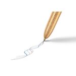 BIC Stylo bille 4 couleurs rétractables Festif. Pointe Moyenne (1,0 mm) - Corps doré givré – Image 3