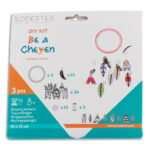SODERTEX Kit DIY 3 attrape-rêves BE A CHEYEN à fabriquer - Matières & coloris assortis L614914