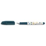 SCHNEIDER Stylo plume Zippi Bleu Space, plume mini, pointe M en acier, cartouche encre Bleu