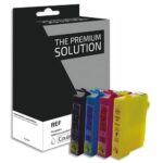 PSN Cartouche compatible jet d'encre noir cyan magenta jaune Epson T1816 - Pâquerette, B8E181B/CLXL