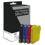 PSN Cartouche compatible jet d'encre noir cyan magenta jaune Epson T2996 - Fraise, B8E2996B/CLXL