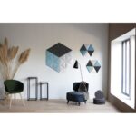 PAPERFLOW Panneau acoustique Easysound en polyester Bleu - Dimensions : L1120 x H485 x P20 cm