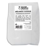 GRAINE CREATIVE Sachet de 1 kg de paraffine Blanche pour fabriquer des bougies
