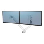 FELLOWES Bras porte-écran double Platinum Series Blanc 8056301