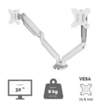 FELLOWES Bras porte-écran double Platinum Series Blanc 8056301 – Image 2