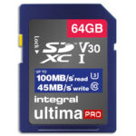 INTEGRAL Carte SDHC 64Go 4K INSDX64G-100V30