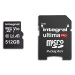 INTEGRAL Carte SDXC 512Go 4K INMSDX512G100/80V30