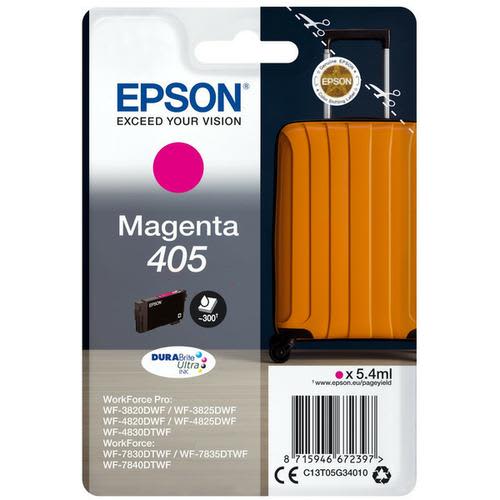 441889_d1-1.jpg EPSON Cartouche Jet d'Encre DURABrite Ultra Magenta ''Valise'' 405 (T05G3) - C13T05G34010 – Image 1