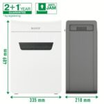 LEITZ Destructeur de documents IQ Protect 6M P-5, coupe micro, 6 feuilles, 18 litres, 80950000 – Image 4