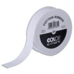 COLOP Bobine de Ruban en coton pour E-Mark, 25mm x 25m
