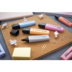 STABILO BOSS ORIGINAL Pastel - Pochette de 4 surligneurs pastel - Abricot/Bleu/Mauve/Gris – Image 4