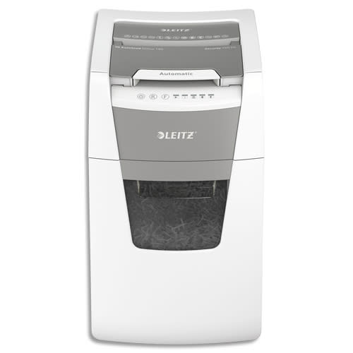 442817_d1-1.jpg LEITZ Destructeur de documents IQ Auto+ Office P-4,coupe croisée,4x28mm,150 feuilles,44 litres,80130000 – Image 1