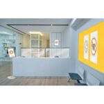 NOBO Séparateur de bureau film en PVC transparent Premium Plus, sur pied mobile, L147 x H86 x P41 cm – Image 4