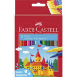 FABER CASTELL Pochette de 12 feutres scolaires CHÂTEAU