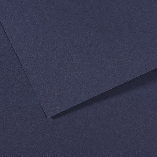 446173_d1-1.jpg CANSON Feuille MI-TEINTES® 50X65 160g bleu indigo 140 – Image 1