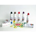 OZ INTERNATIONAL Boîte de 8 marqueurs de coloriage Chunkie embout mousse ne sêche pas couleurs assorties