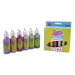 OZ INTERNATIONAL Set de 6 flacons 20ml Diams 3D Mini Total Star - couleurs pailletées assorties