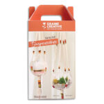 GRAINE CREATIVE Kit macramé tressage 2 suspensions