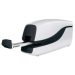 LEITZ Agrafeuse électrique WOW, fonctionnement par pile, capacité 10 feuilles, blanc, 55661001 – Image 3