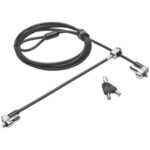 KENSINGTON Câble de sécurité antivol N17 à clé et à deux verrous pour encoches Wedge de PC K67995WW