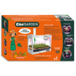 CLEOPATRE Kit Maison verte autonome, éclairage LED + 2 plateaux + programmateur + système d'arrosage