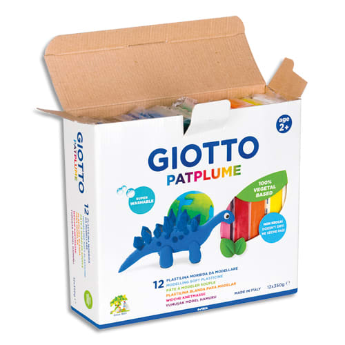 448733_d1-1.jpg GIOTTO Boîte de 12 pains Patplume assortis 350 gammes dont un gratuit – Image 1