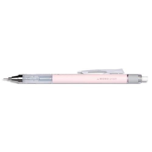 449201_d1.jpg TOMBOW Porte-Mine MONO GRAPH 0,5mm HB rechargeable. Coloris Corail – Image 1