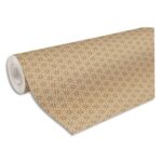 CLAIREFONTAINE Rouleau papier cadeau Losange Kraft brut 70g. Dimensions : 50 x 0,70m. Motifs Losanges or