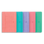 OXFORD Carnet SIGNATURE format A5 couverture rigide brochure 160 pages 5x5. Coloris assortis pastel