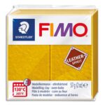 GRAINE CREATIVE Pain 57g FIMO EFFECT CUIR couleur ocre