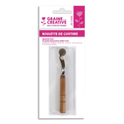 449628_d1-1.jpg GRAINE CREATIVE Roulette de marquage pour FIMO CUIR – Image 1