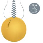 LEITZ Cosy Ballon d'assise ergonomique, jaune, 52790019 – Image 2