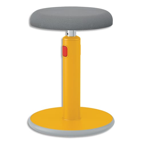 451573_d1-1.jpg LEITZ Cosy Tabouret ergonomique assis/debout, jaune, 65180019 – Image 1