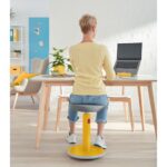 LEITZ Cosy Tabouret ergonomique assis/debout, jaune, 65180019 – Image 2