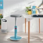 LEITZ Cosy Tabouret ergonomique assis/debout, bleu, 65180061 – Image 3