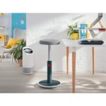 LEITZ Cosy Tabouret ergonomique assis/debout, gris, 65180089 – Image 3