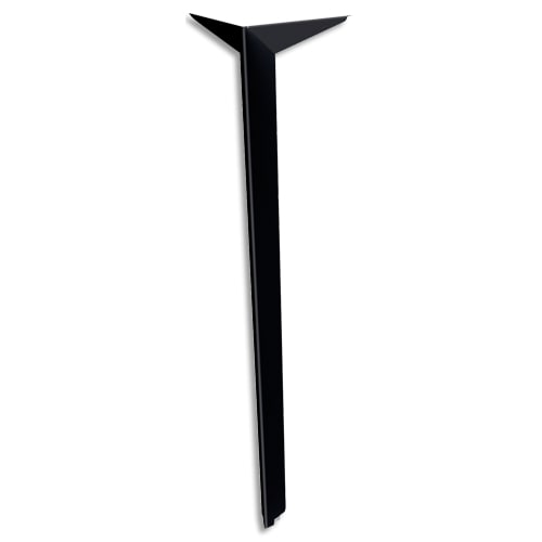 451942_d1-1.jpg Jeu de 4 pieds droits RUDI en métal, revêtement époxy. Coloris Noir – Image 1