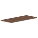 Plateau FLEXI mélaminé 25mm 140x80cm pré-percés pour obturateur. Coloris Noisetier