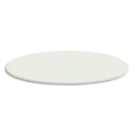 Plateau FLEXI mélaminé 25mm diamètre 110cm. Coloris Blanc