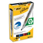 BIC Marqueur Velleda 1701 ECOlutions effaçable à sec tableau blanc. Pointe ogive moyenne. Coloris bleu – Image 2