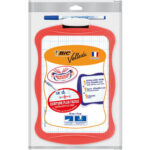 BIC Velleda Ardoise Ecolier Double Face Effaçable + Feutre Effaçable et Effacette - Coloris Aléatoires x1 – Image 3