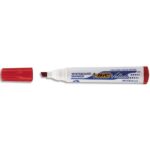 BIC Marqueur Velleda 1751 ECOlutions effaçable à sec tableau blanc.Pointe biseautée moyenne.Coloris rouge