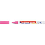 EDDING 4085 Marqueur craie liquide 4085. Couleur rose fluorescent. Pointe fine