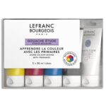 LEFRANC BOURGEOIS Set Etudiant Gouache Etude 5x80 ML