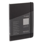 FABRIANO Carnet ECOQUA PLUS A5 couverture souple 80 pages lignées. Coloris noir